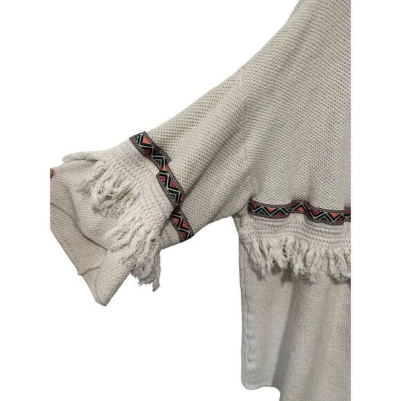 Coachella Official H&M Collab Festival Open Knit Western Fringe Hippie Open Fron - Picture 5 of 15